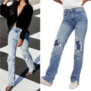 my own lane straight jeans free people.